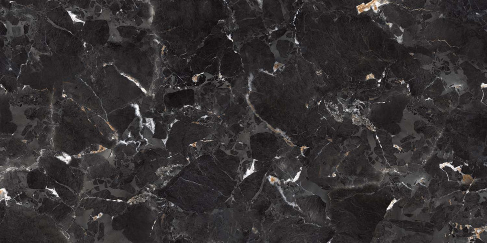 Керамогранит Maimoon Ceramica HG Glossy Imperial Black 120х60 см