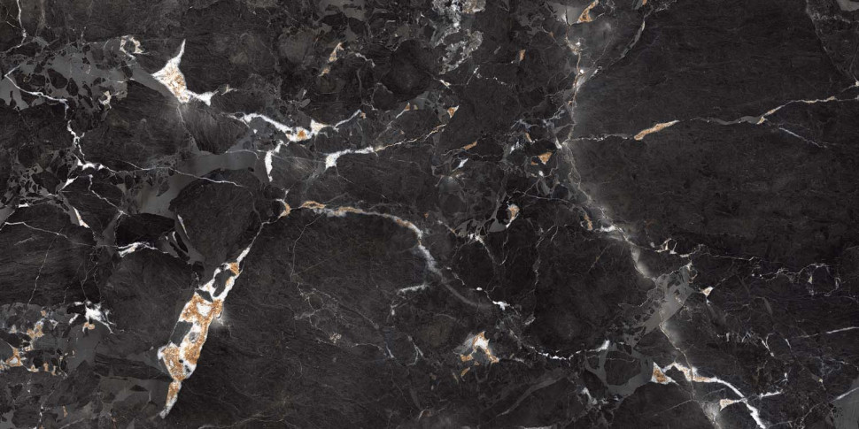 Керамогранит Maimoon Ceramica HG Glossy Imperial Black 120х60 см