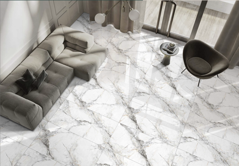  Kevis Glossy Amalfi White 1200х600