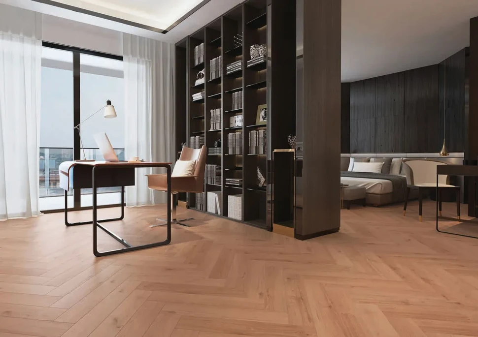 Herringbone Manor+ Ламинат My Step Herringbone Manor+ Дуб Мерло MS3810